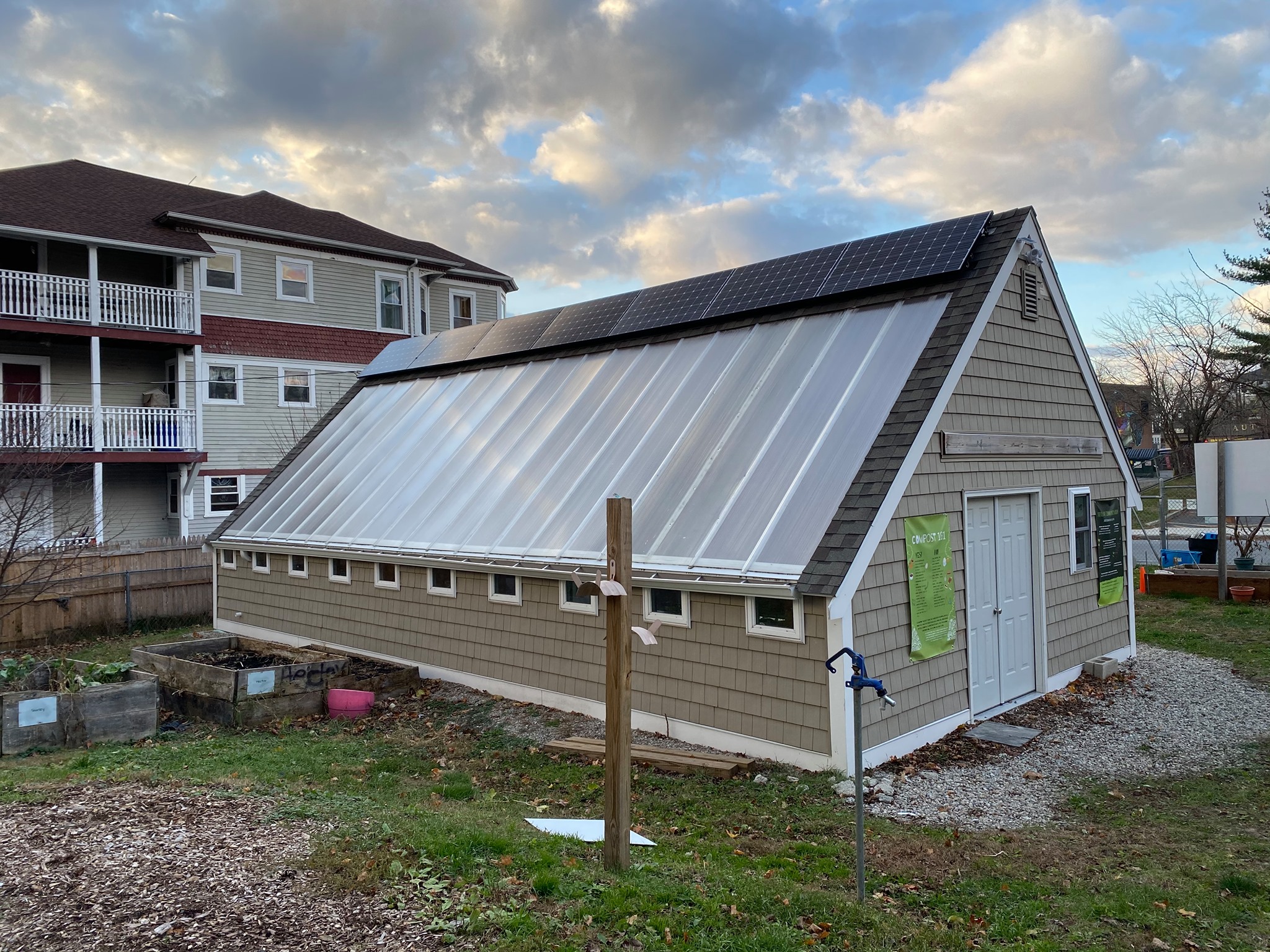 Read more about the article Our Bioshelter Officially Has Solar Panels
